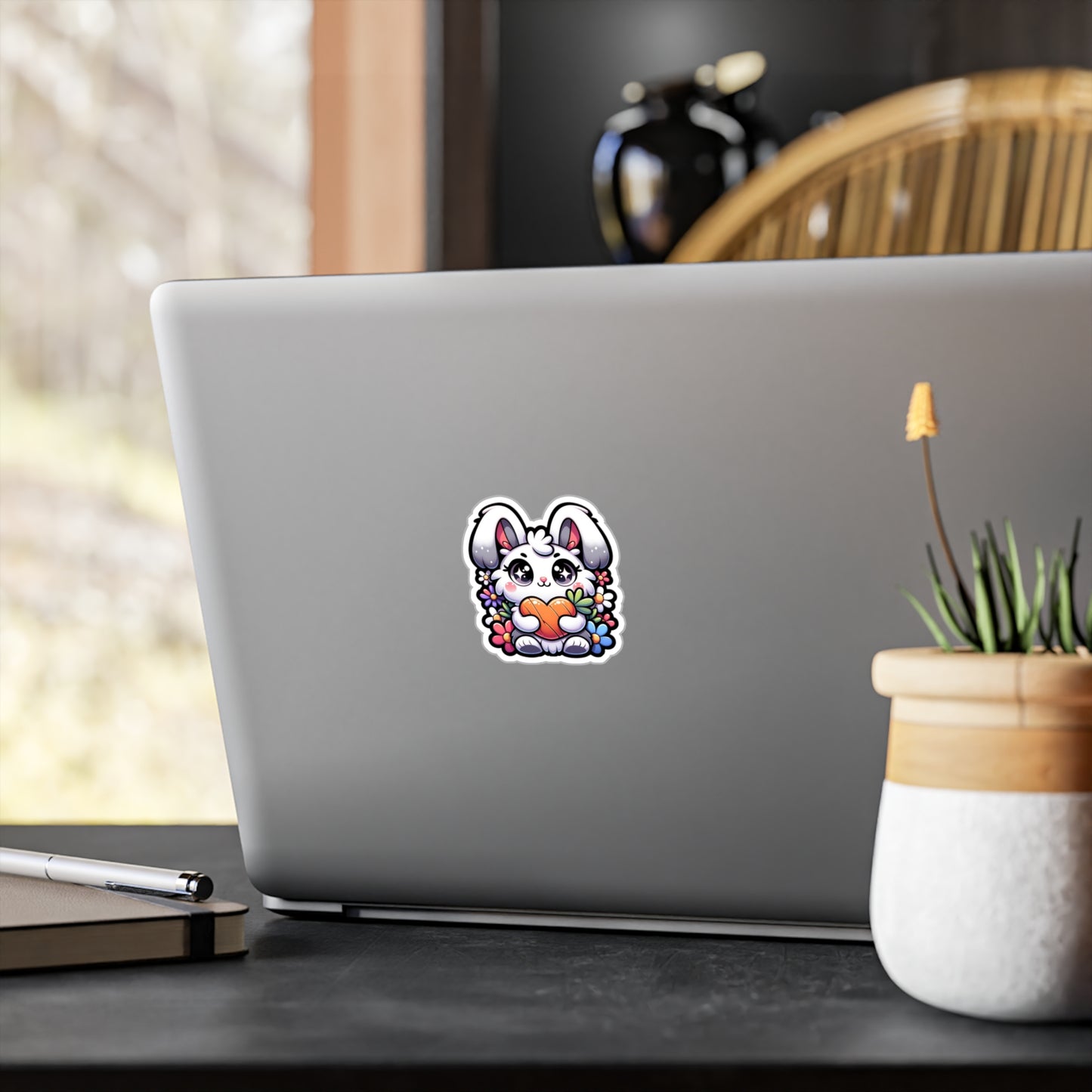 Kawaii Bunny Vinyl Decal Sticker