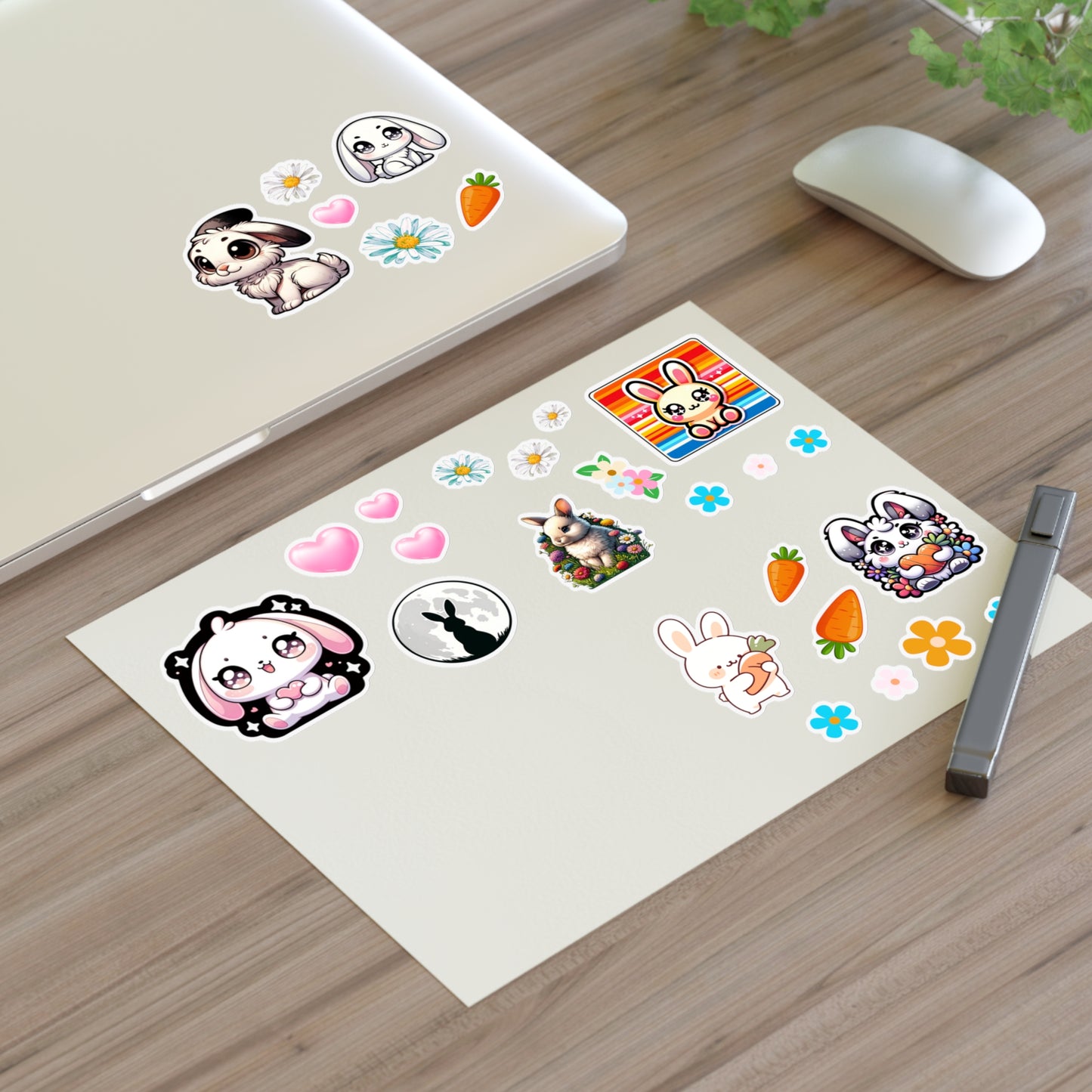 Kawaii Bunny Sticker Sheet